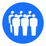Line Up In Threes SVG Icon